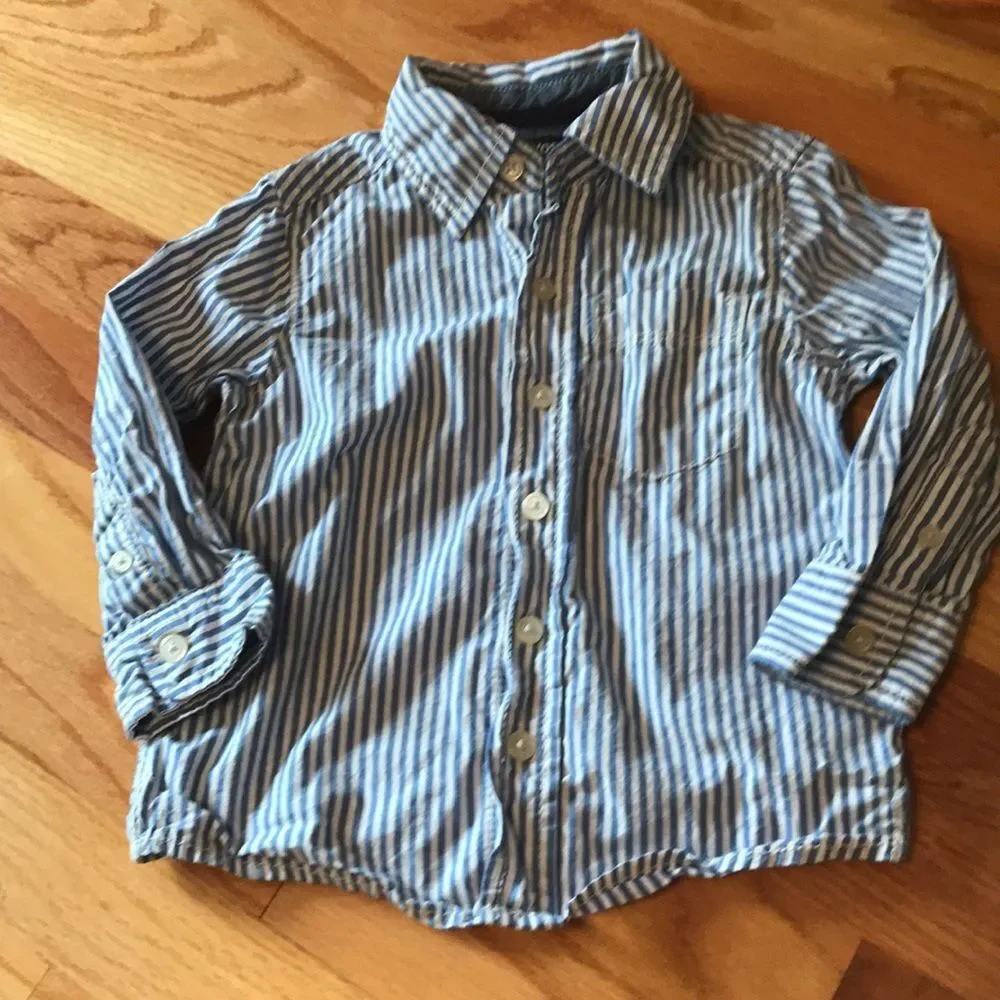 Osh kosh striped button down